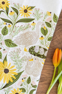 Savor the Seasons Spring Tea Towel