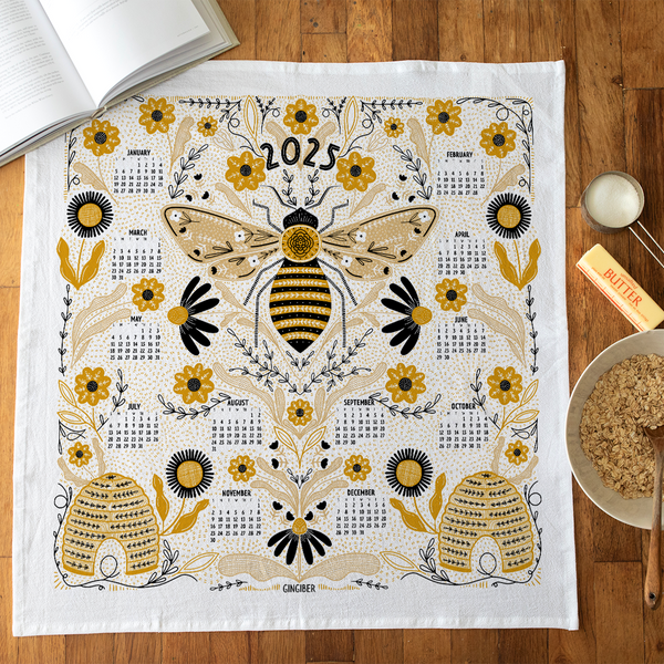 2025 Tea Towel Calendar