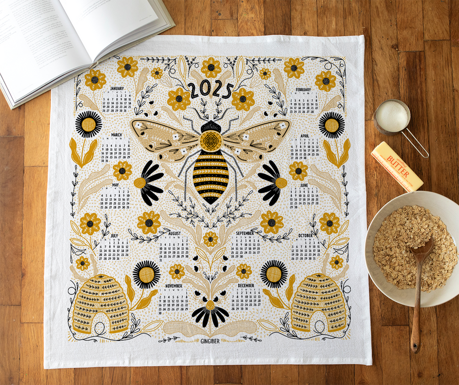 2025 Tea Towel Calendar