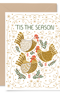 French Hens Card