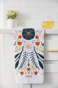 Limited Offer - Moody Floral Tea Towel