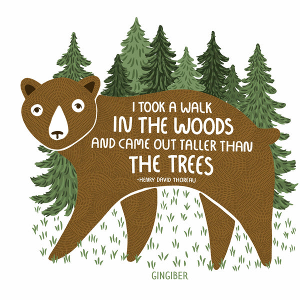 Walk in the Woods Sticker