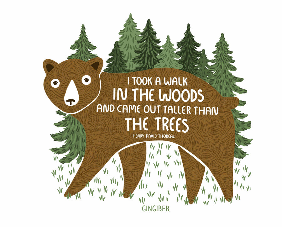 Walk in the Woods Sticker