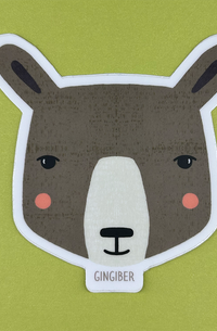 Woodland Bear Sticker