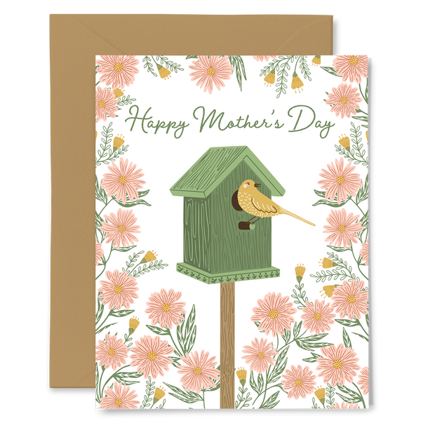 Birdhouse Mother's Day Card