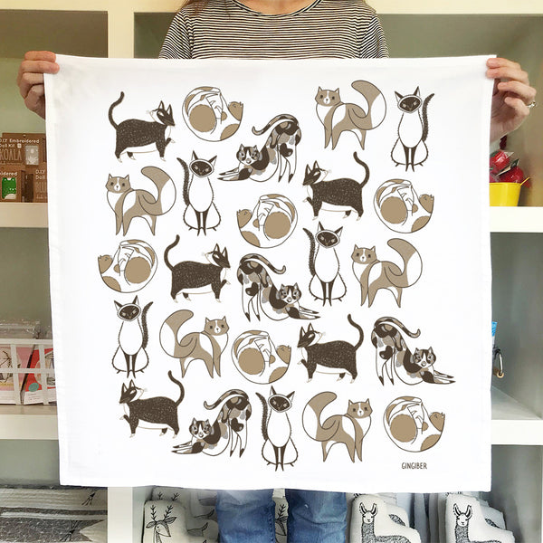 Cat Tea Towel