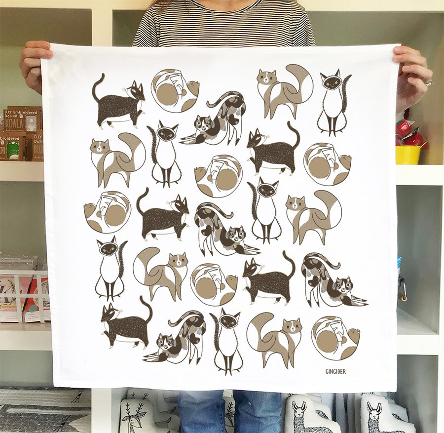 Cat Tea Towel