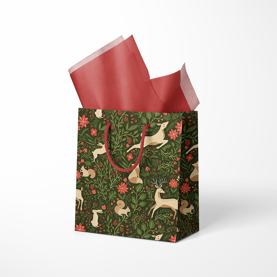 Christmas Forest Gift Bag