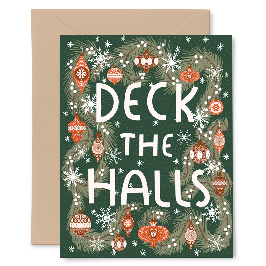 Deck The Halls Card