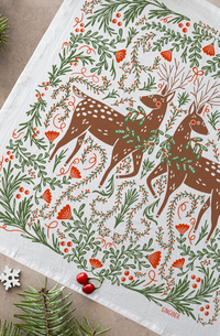 Deer Tea Towel