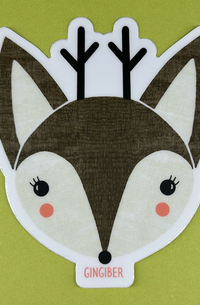 Woodland Deer Sticker