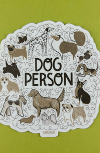 Dog Person Sticker