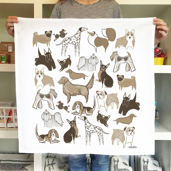 Dog Tea Towel