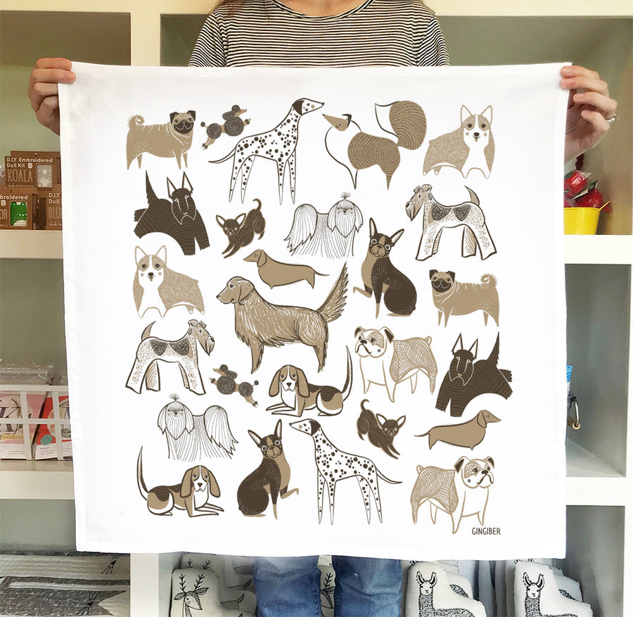 Dog Tea Towel