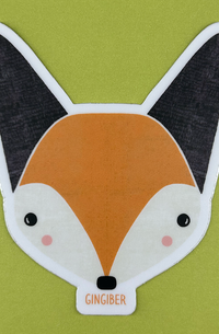 Woodland Fox Sticker