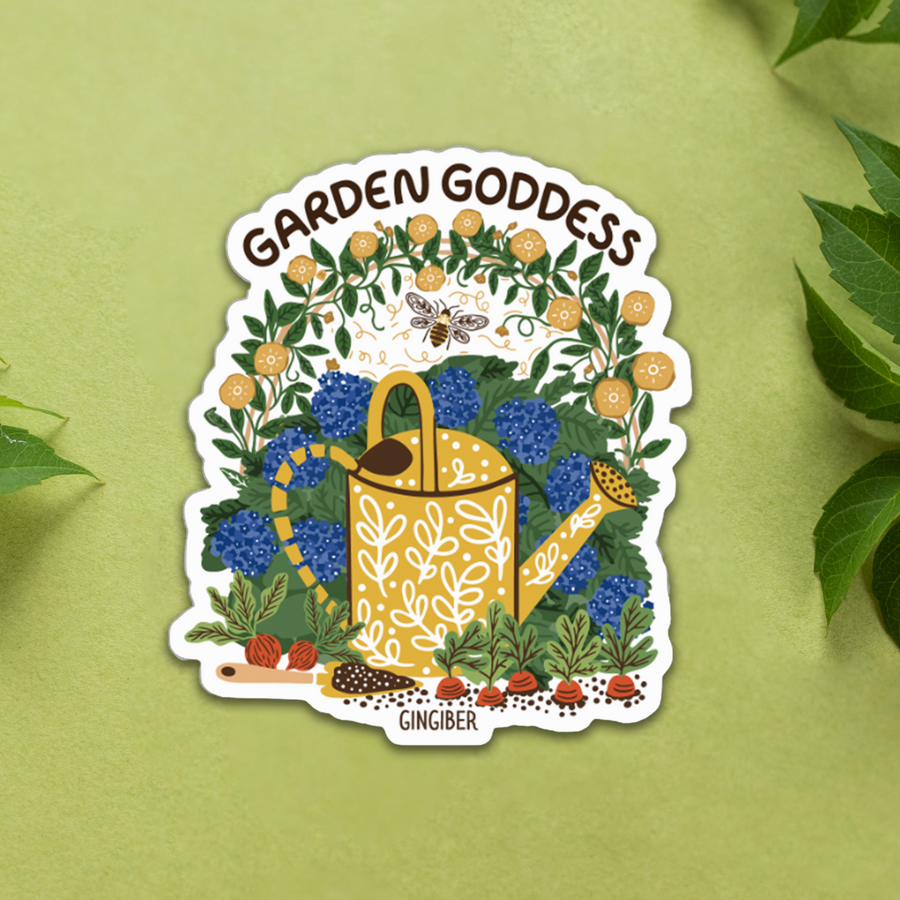 Garden Goddess Sticker