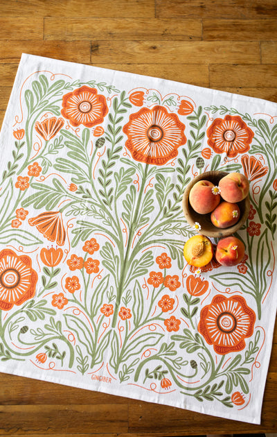 Poppy Tea Towel