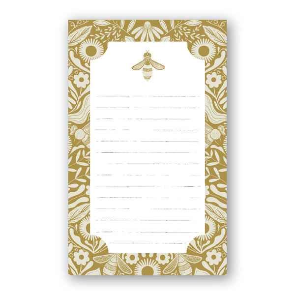 Golden Bee Notepad