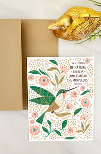 Hummingbird Card