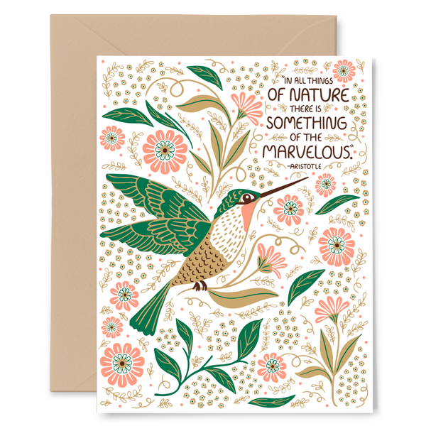 Hummingbird Card