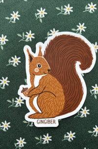 Squirrel Sticker