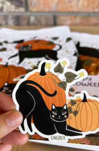 Black Cat Sticker