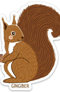 Squirrel Sticker