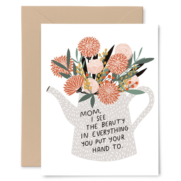 Mom Flowers Card