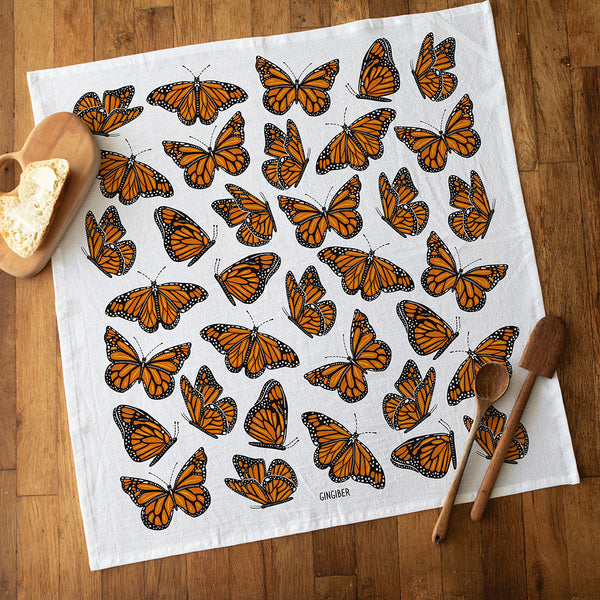 Monarch Flight Tea Towel