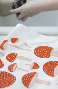 Mushroom Tea Towel