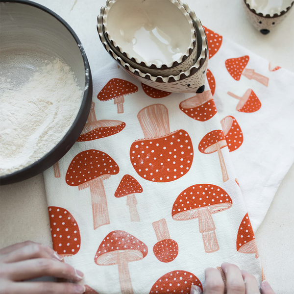 Mushroom Tea Towel