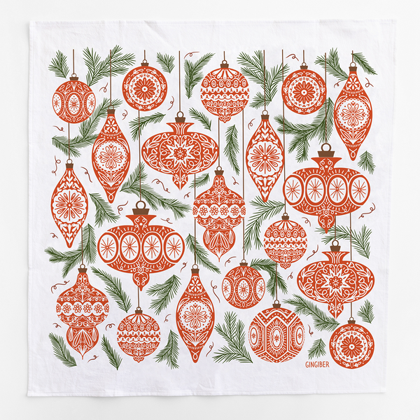 Ornament Tea Towel