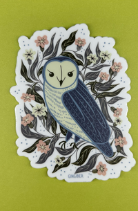 Blue Owl Sticker