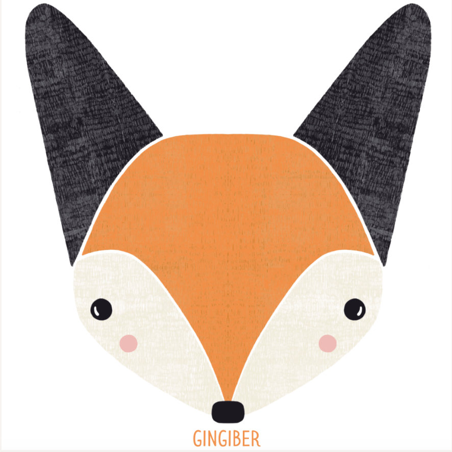 Woodland Fox Sticker