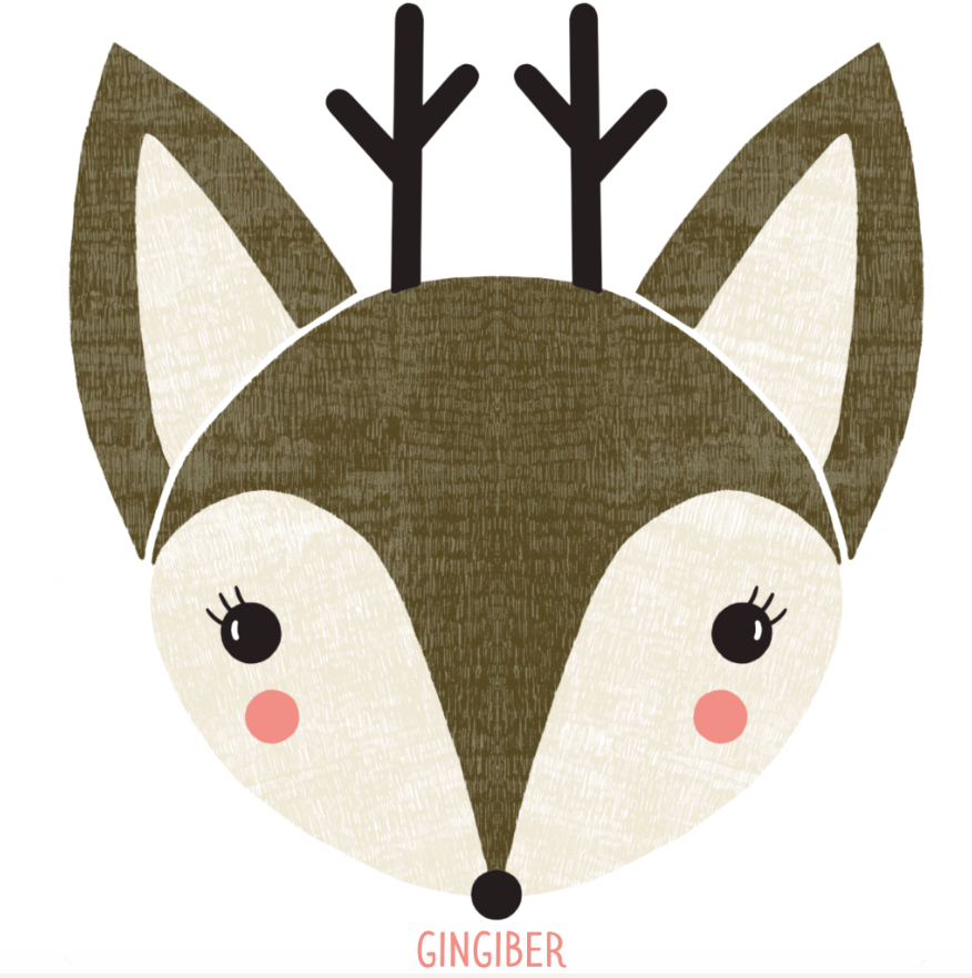 Woodland Deer Sticker