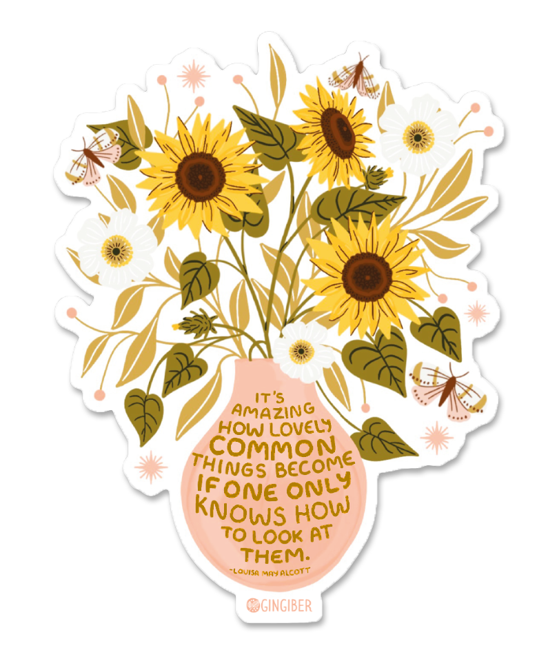 Sunflower Sticker