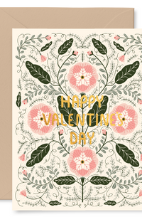 Valentine's Floral Card