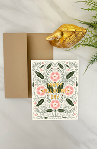 Valentine's Floral Card