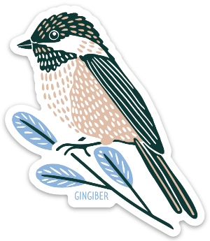 Winter Bird Sticker