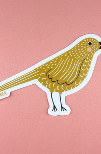 Yellow Bird Sticker