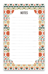 Popping Flowers Notepad