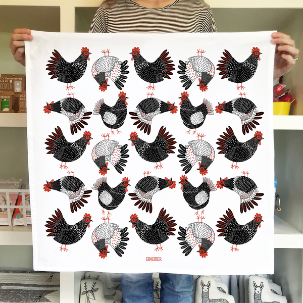 Chicken Tea Towel