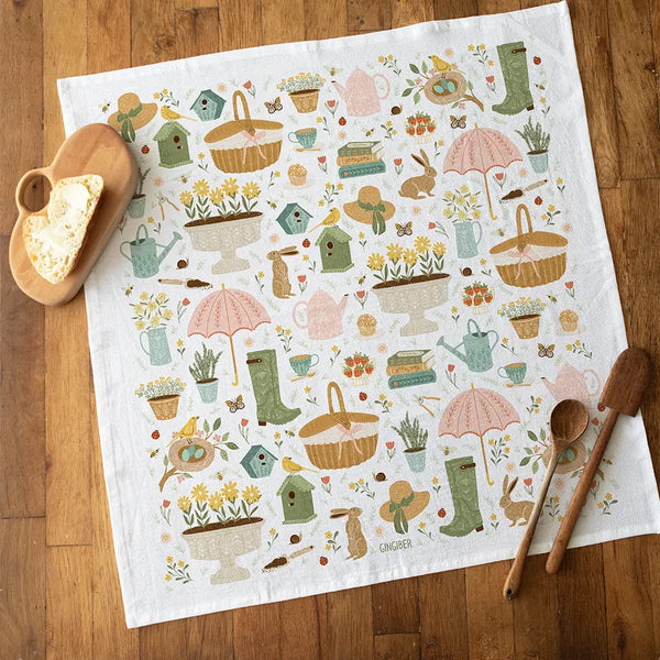 Spring Favorite Things Tea Towel