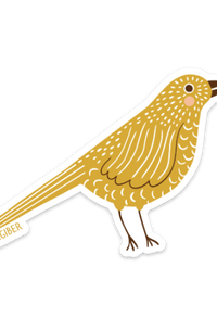 Yellow Bird Sticker