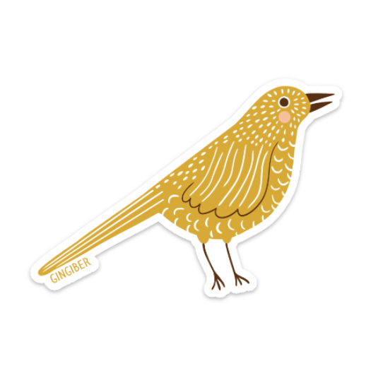 Yellow Bird Sticker