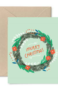 Christmas Wreath Card