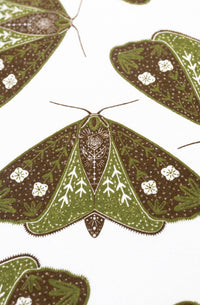 Moths Tea Towel