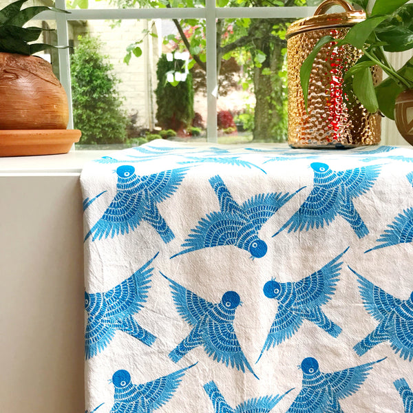 Bluebird Tea Towel