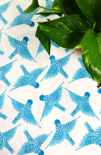 Bluebird Tea Towel