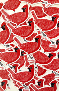 Cardinal Sticker